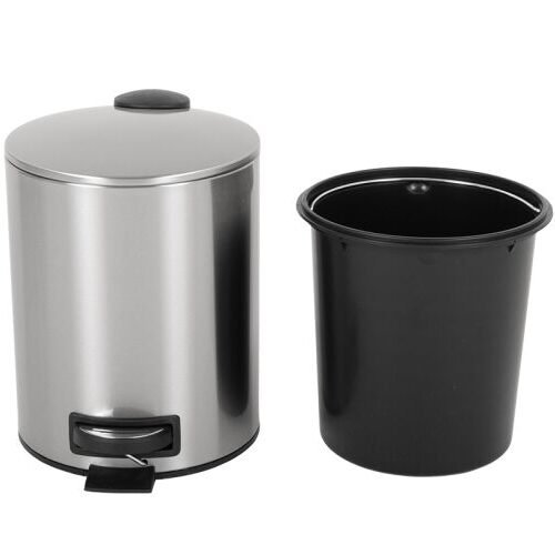 Відро для сміття з педаллю і внутрішнім пластиковим контейнером