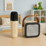 Бездротова портативна колонка караоке з мікрофоном та підсвічуванням