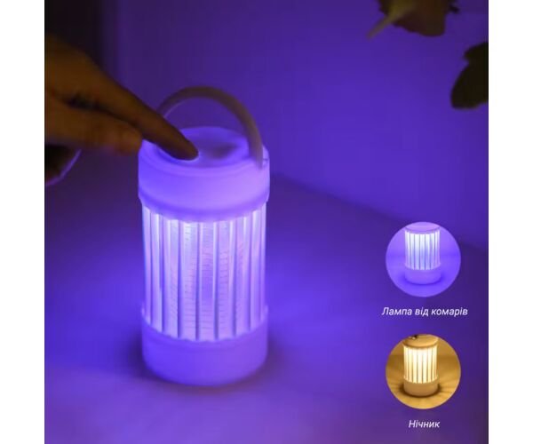 lampa-pastka-vid-komariv-ta-komakh-uf-lampa-usb Лампа-пастка від комарів та комах, УФ-лампа, USB - Зображення 4
