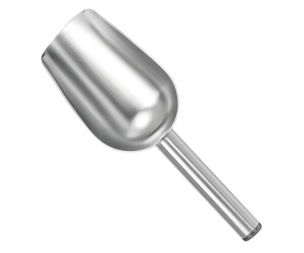 sovok-dlya-lodu-i-sipuchikh-produktiv-z-nerzhaviyuchoyi-stali-190-x-60-mm Совок для льоду та сипучих продуктів з нержавіючої сталі, 190 x 60 мм - Зображення 3