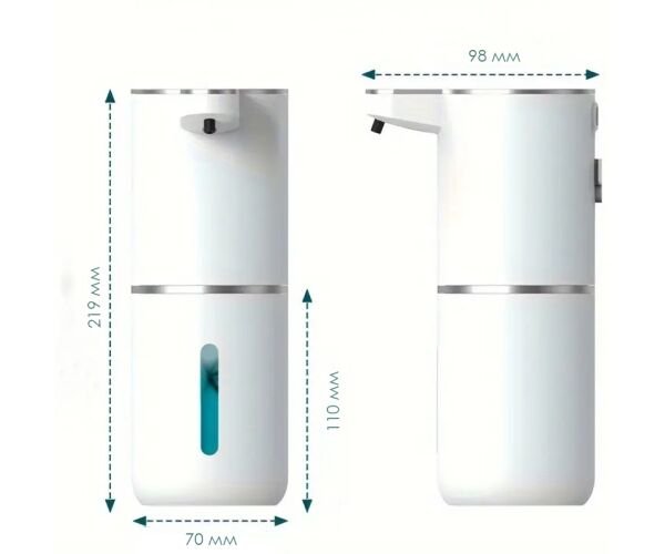 vio-p18-bezkontaktnij-dozator-dlya-mila-pini-akumulyatornij-350-ml ViO P18, Безконтактний дозатор для мила-піни, акумуляторний, 350 мл - Зображення 7