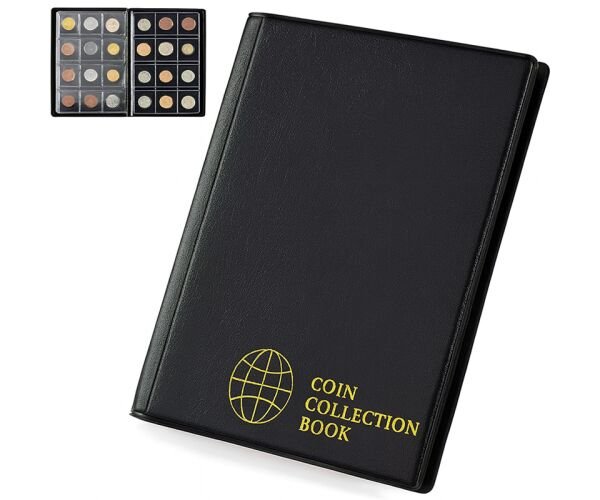 Блокнот-органайзер для зберігання монет з екошкіри Блокнот-органайзер для зберігання монет з екошкіри