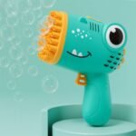 Дитячий автоматичний пістолет для мильних бульбашок Динозаврик