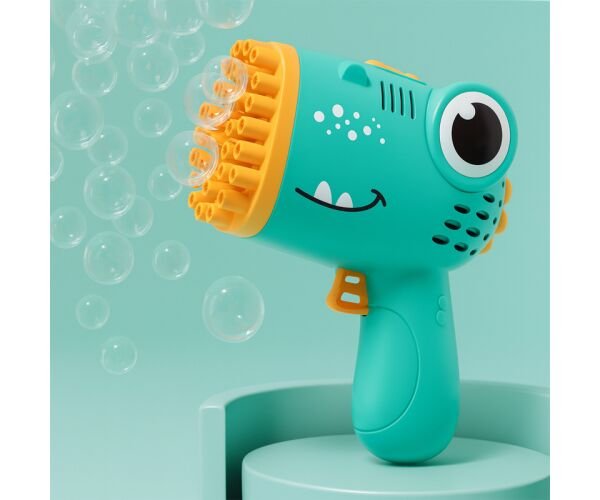 Дитячий автоматичний пістолет для мильних бульбашок Динозаврик