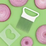 Кухонний тримач для безпечної нарізки фруктів та овочів