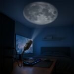 Нічник-проектор Місяць