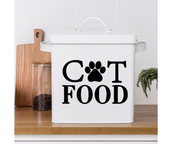 Стікер для контейнера з кормом Cat food