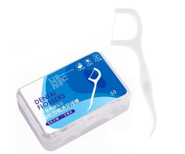 Зубна нитка-флос в пластиковій коробці Зубна нитка-флос в пластиковій коробці