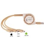 Кабель-рулетка для заряджання MicroUSB