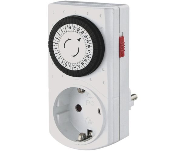 Механічний таймер-розетка 24 години