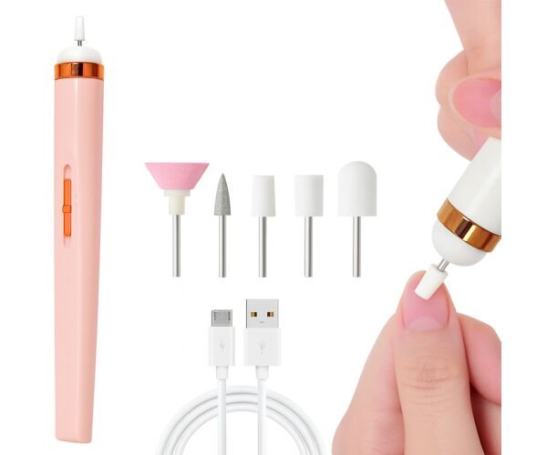 Набір для манікюру та педикюру з 5 фрезами та підсвіткою