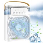 Вентилятор-зволожувач з резервуаром для води та підсвіткою 4в1
