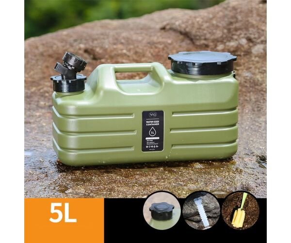 Бутель Каністра 5 л для води з краном та ручкою