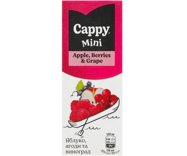Cappy mini Apple-Berries-Grape